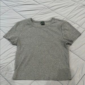 Wild Fable Heather Gray Knit Top